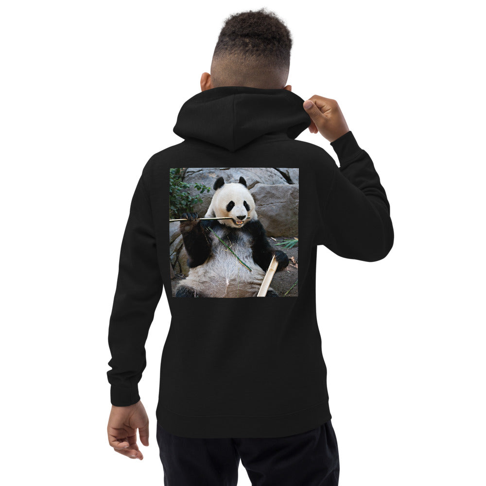 Premium Hoodie - BACK Print: Bamboo Panda