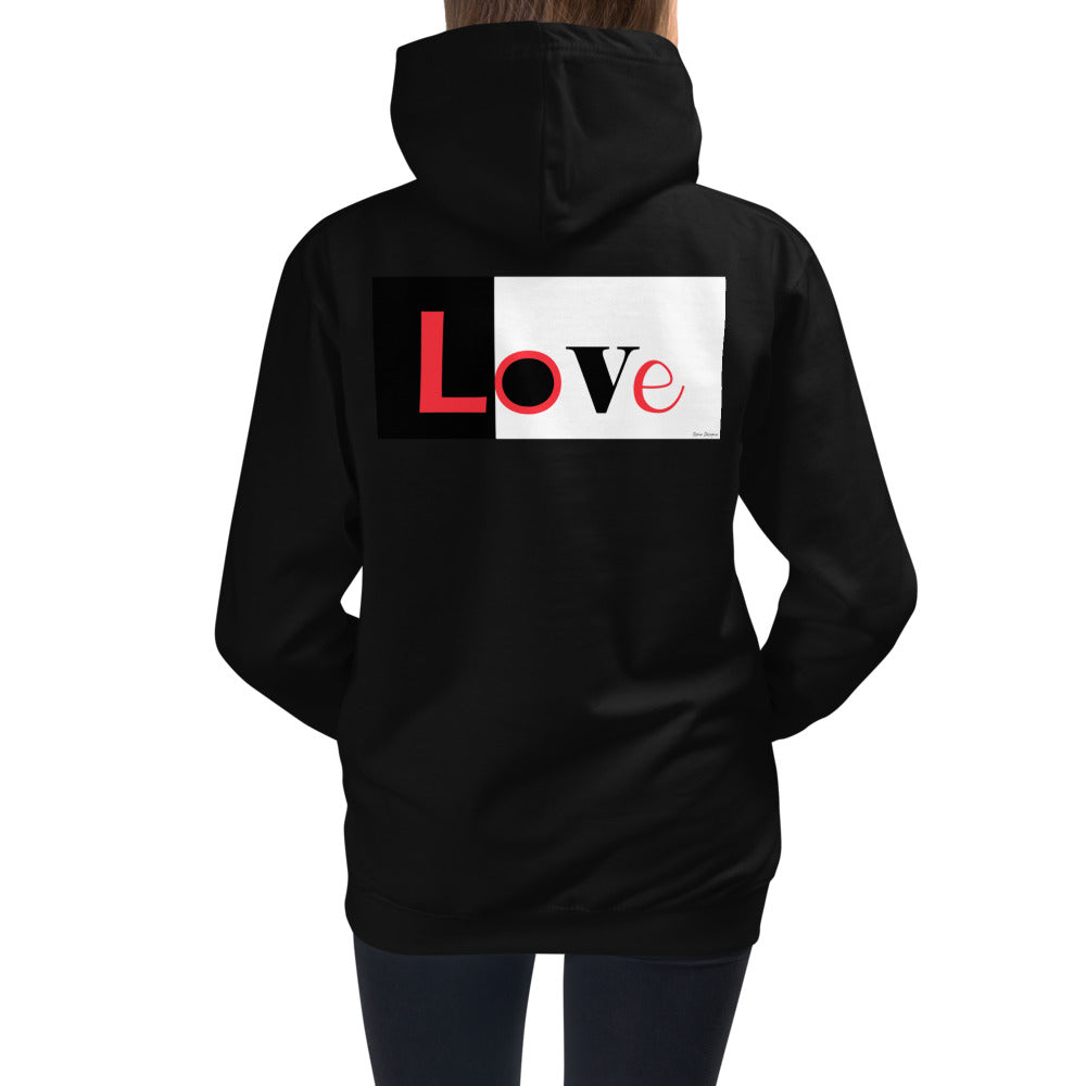 Premium Hoodie - BACK Print: LoVe