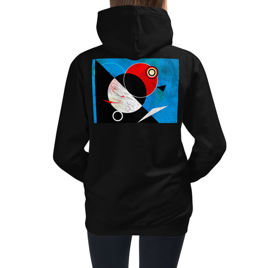 Premium Hoodie - BACK Print: Abstract Orbits