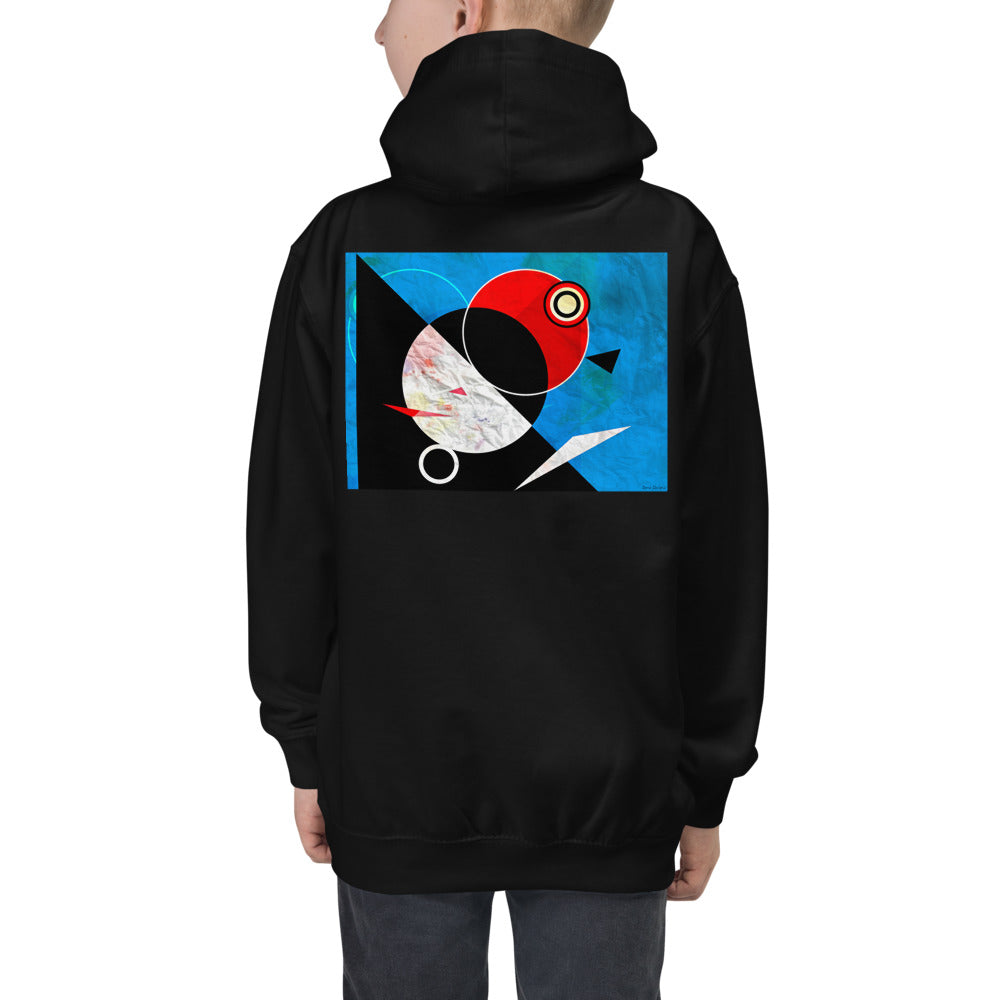 Premium Hoodie - BACK Print: Abstract Orbits