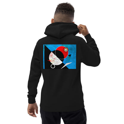 Premium Hoodie - BACK Print: Abstract Orbits