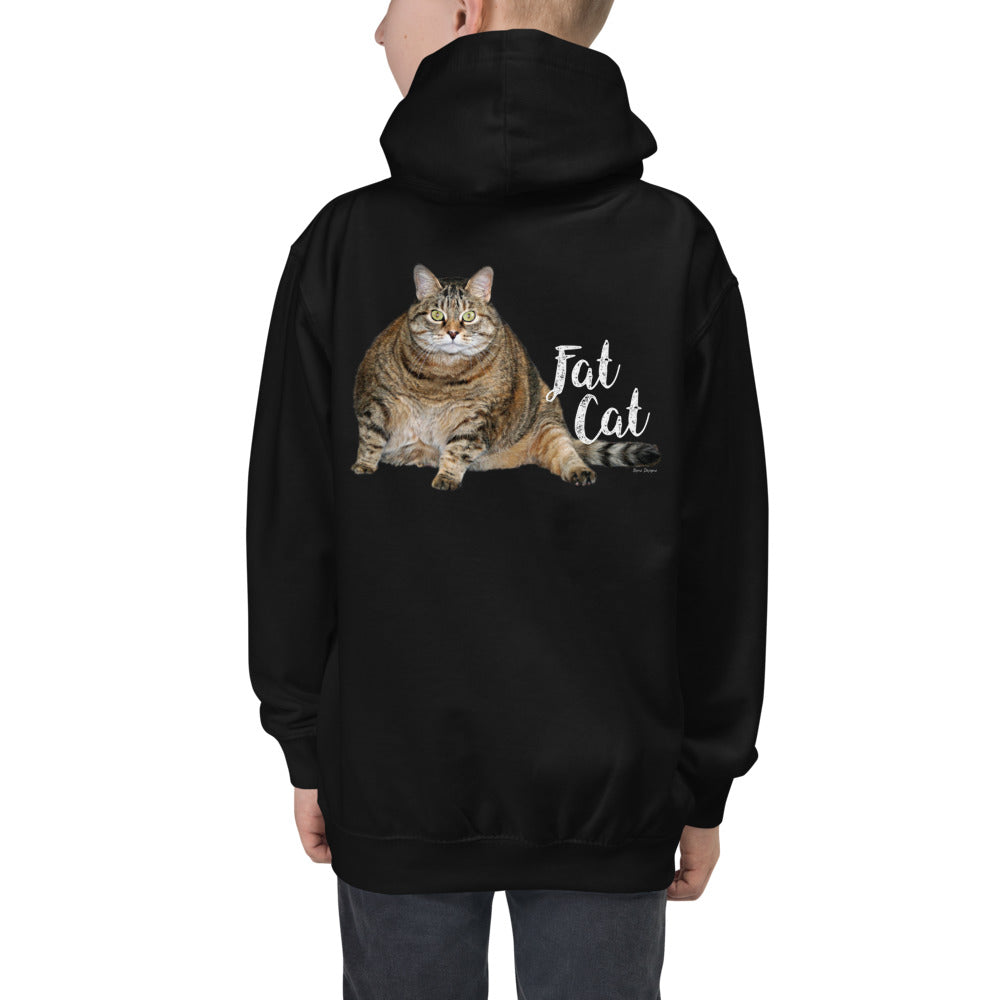 Premium Hoodie - BACK Print: Fat Cat