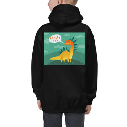 Premium Hoodie - BACK Print: Dino Roar!