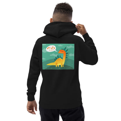Premium Hoodie - BACK Print: Dino Roar!