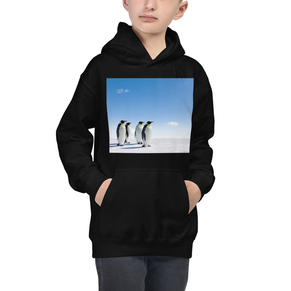 Premium Hoodie - FRONT Print: The Penguins