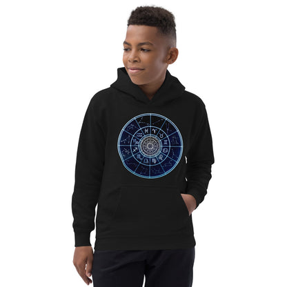 Premium Hoodie - FRONT Print: Astrological Star Circle