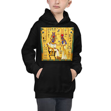 Load image into Gallery viewer, Premium Hoodie - FRONT Print: Egyptian Royal Couple
