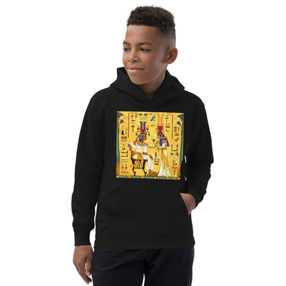 Premium Hoodie - FRONT Print: Egyptian Royal Couple