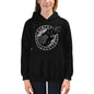 Premium Hoodie - FRONT Print: Cawing Crow in Runic Circle