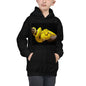 Premium Hoodie - FRONT Print: Yellow Green Tree Python