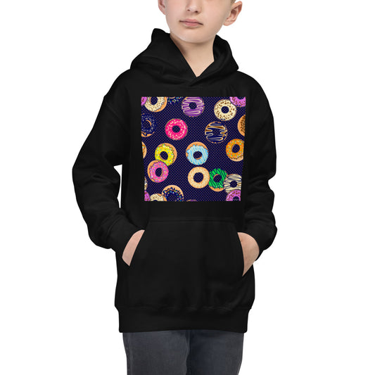 Premium Hoodie - FRONT Print: Raining Donuts