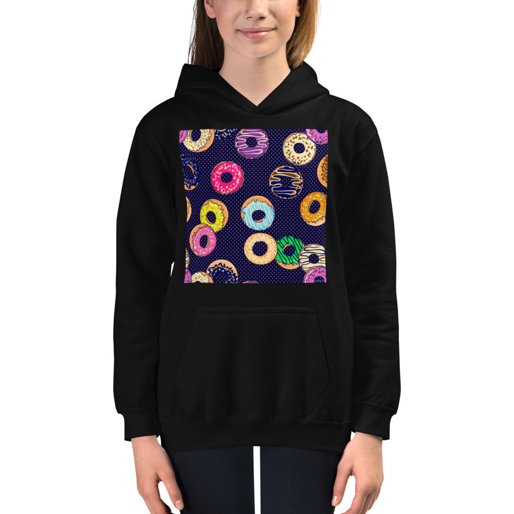 Premium Hoodie - FRONT Print: Raining Donuts