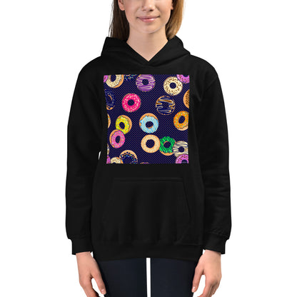 Premium Hoodie - FRONT Print: Raining Donuts