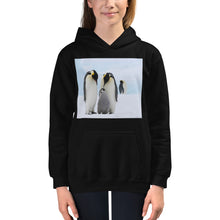 Load image into Gallery viewer, Premium Hoodie - FRONT Print: Penguin Family
