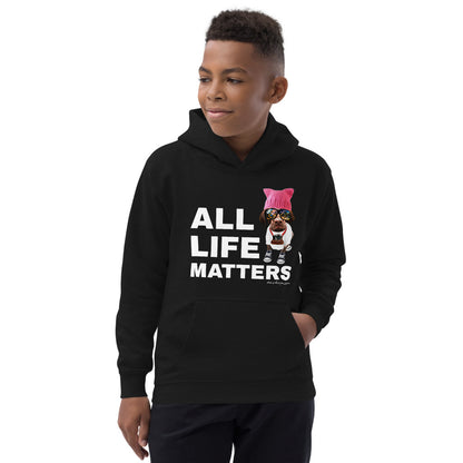 Premium Hoodie - Just FRONT: All Life Matters!