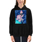 Premium Hoodie - FRONT Print: Pink Flower Watercolor