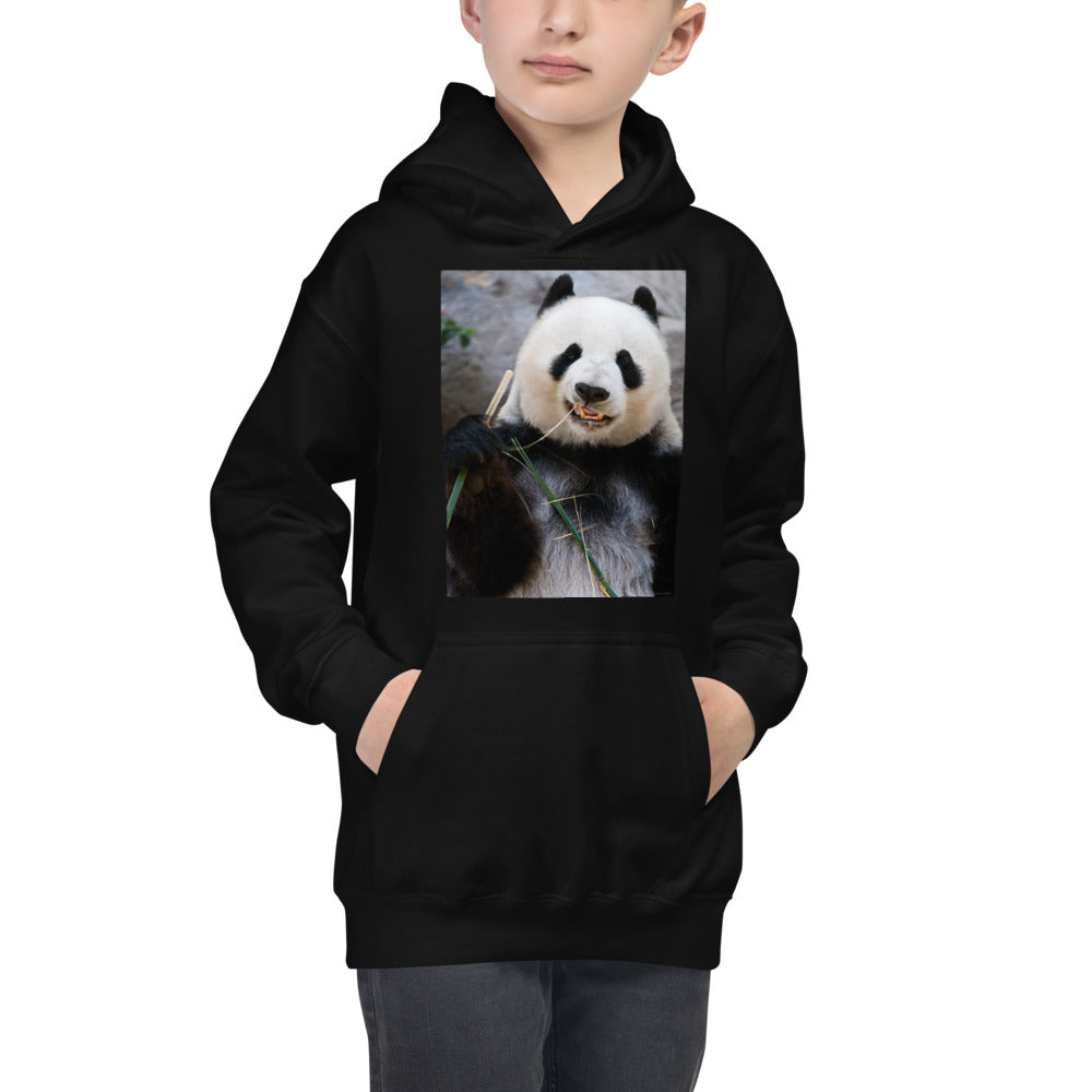Premium Hoodie - FRONT Print: Happy Panda