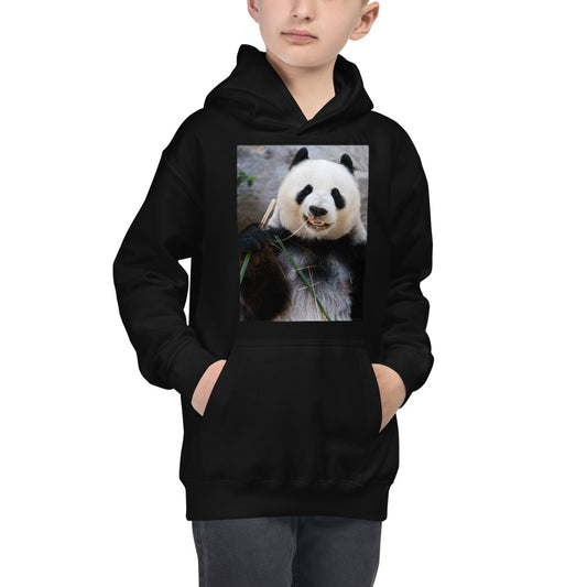Premium Hoodie - FRONT Print: Happy Panda
