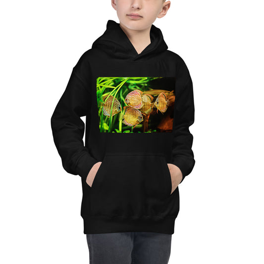 Premium Hoodie - FRONT Print: Amazon Discus