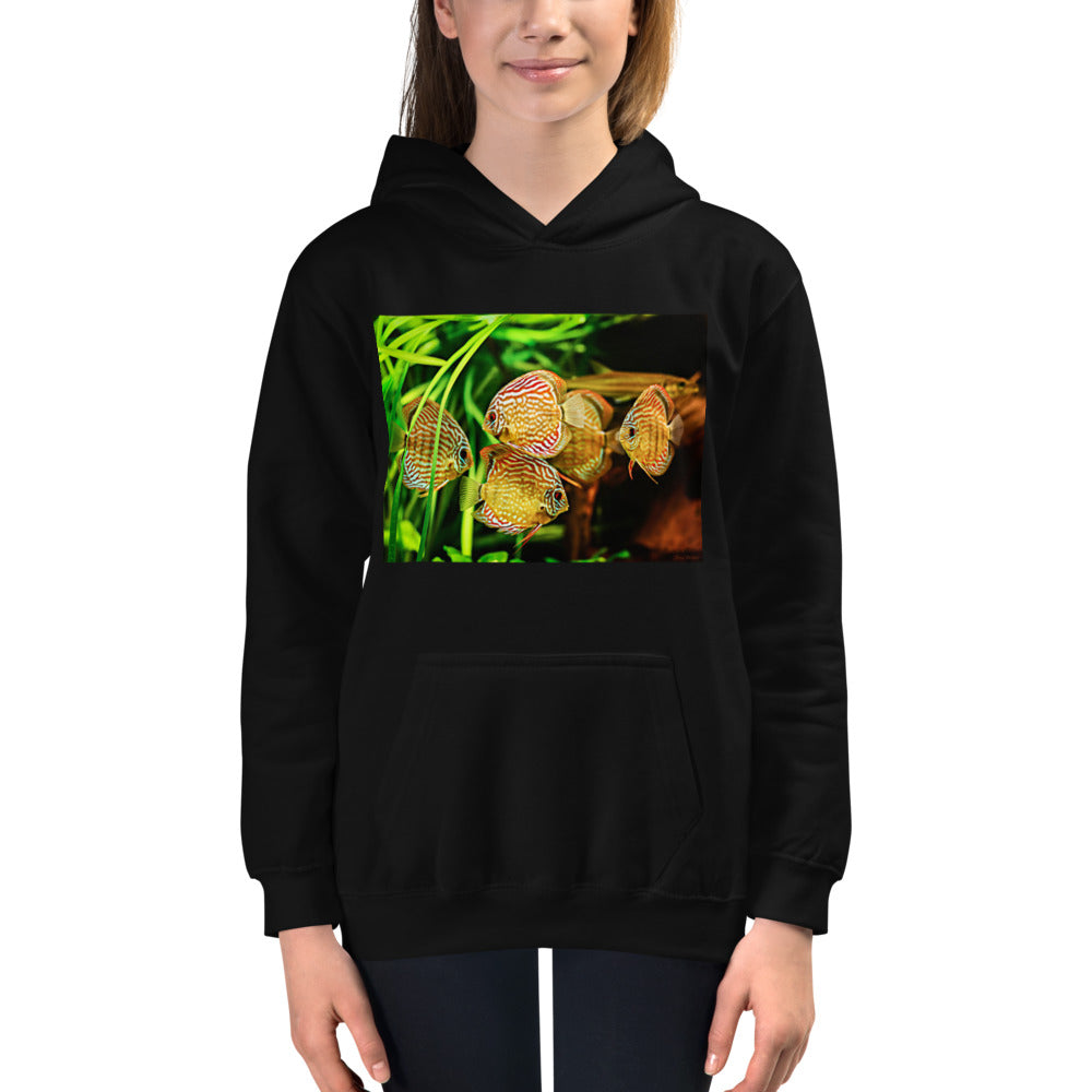 Premium Hoodie - FRONT Print: Amazon Discus