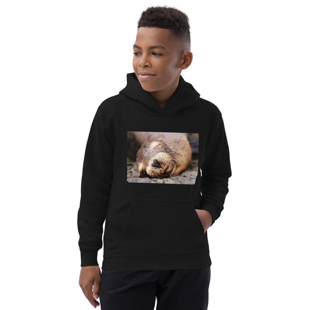 Premium Hoodie - FRONT Print: Snoring Sound