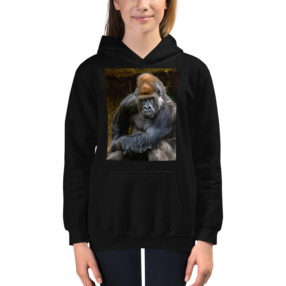 Premium Hoodie - FRONT Print: Wanna Wrestle?