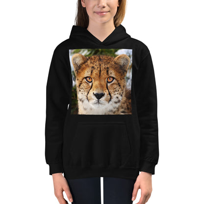 Premium Hoodie - FRONT Print: Cheetah Stare