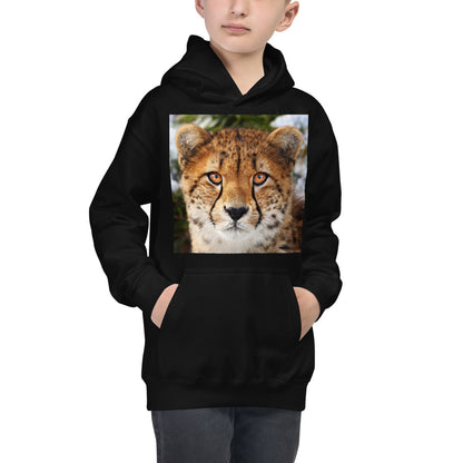 Premium Hoodie - FRONT Print: Cheetah Stare