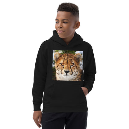 Premium Hoodie - FRONT Print: Cheetah Stare