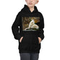 Premium Hoodie - FRONT Print: Howling Wolf