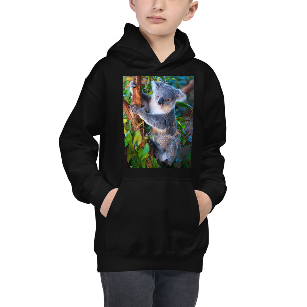 Premium Hoodie - FRONT Print: Koala in a Tree
