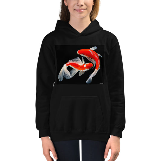 Premium Hoodie - FRONT Print: Two Koi