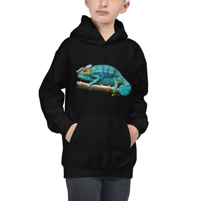 Premium Hoodie - FRONT Print: Turquoise Panther