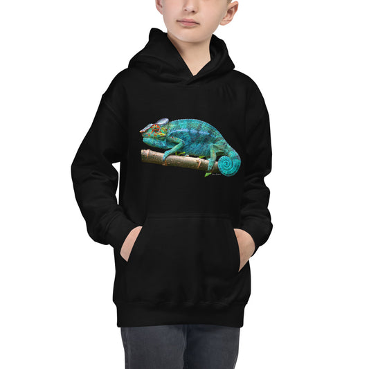 Premium Hoodie - FRONT Print: Turquoise Panther