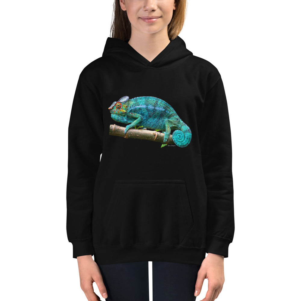 Premium Hoodie - FRONT Print: Turquoise Panther