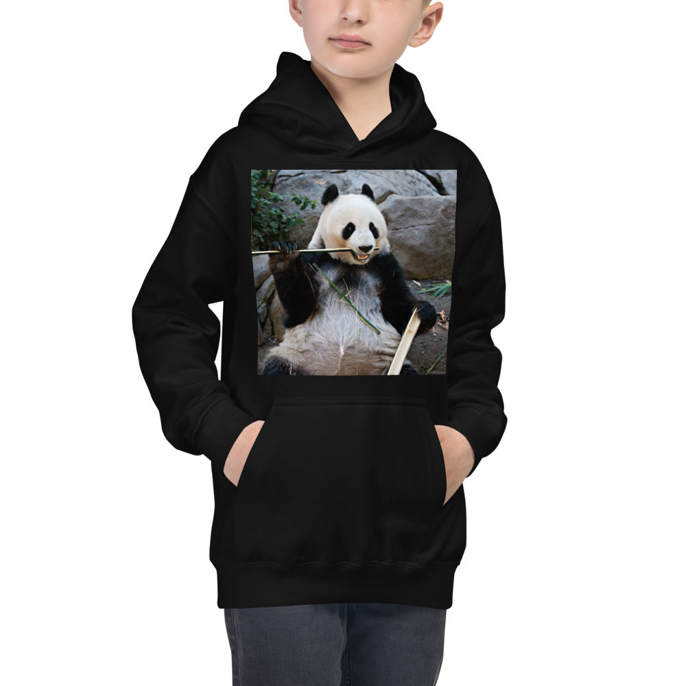 Premium Hoodie - FRONT Print: Bamboo Panda