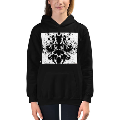 Premium Hoodie - FRONT Print: Splat or My Brain Thinking about Space-Time