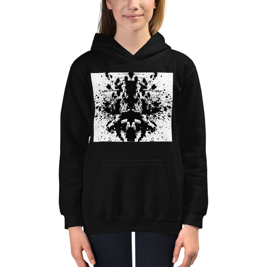 Premium Hoodie - FRONT Print: Splat or My Brain Thinking about Space-Time