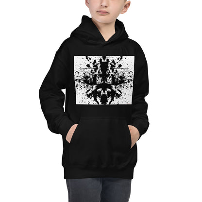 Premium Hoodie - FRONT Print: Splat or My Brain Thinking about Space-Time