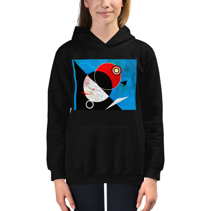 Premium Hoodie - FRONT Print: Abstract Orbits