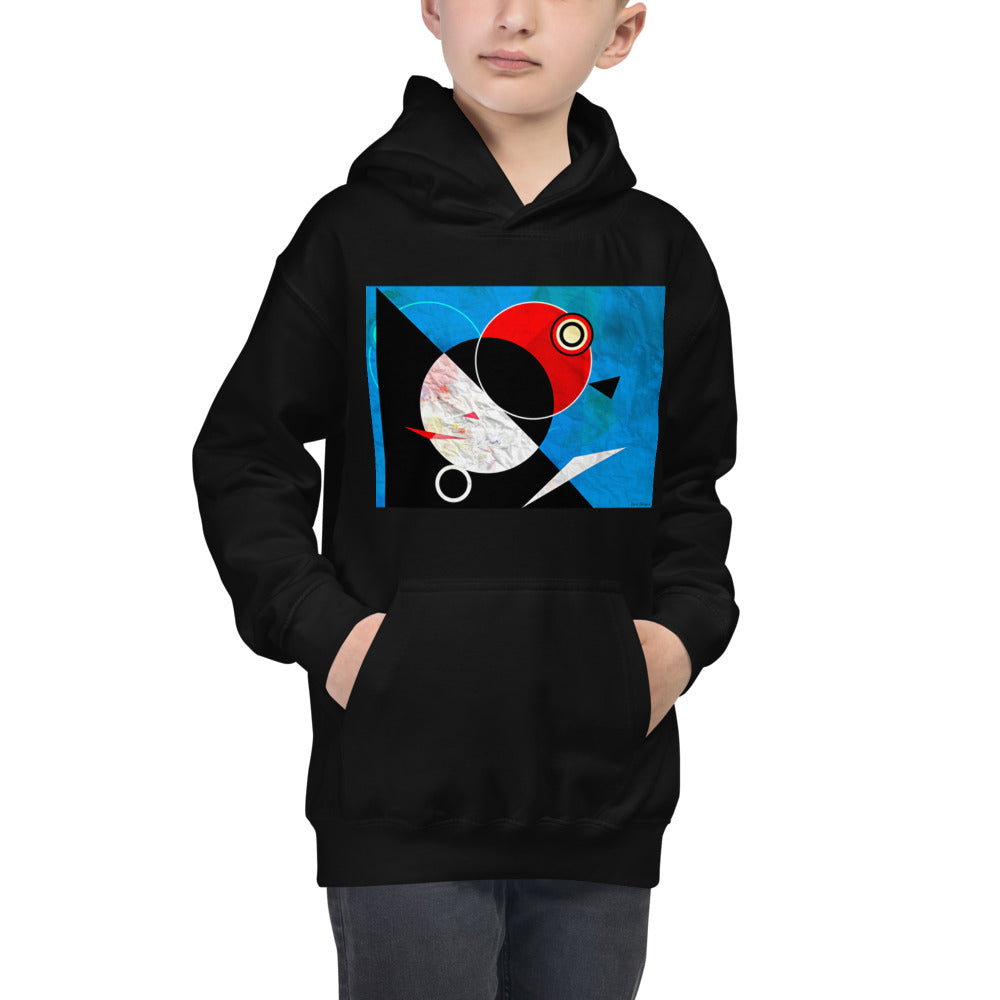 Premium Hoodie - FRONT Print: Abstract Orbits