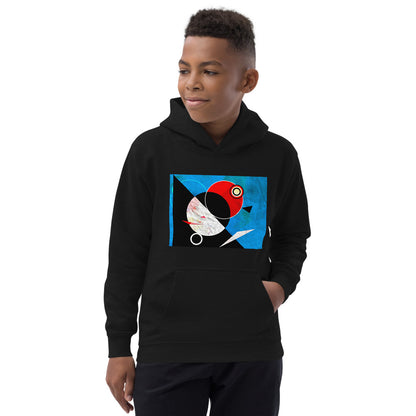 Premium Hoodie - FRONT Print: Abstract Orbits