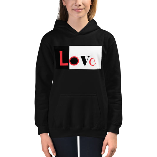 Premium Hoodie - FRONT Print: LoVe