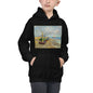 Premium Hoodie - FRONT Print: van Gogh: Fishing Boats on the Beach