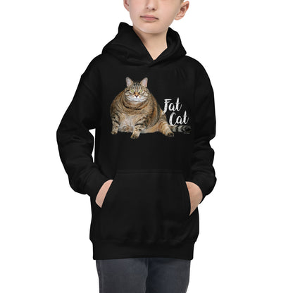 Premium Hoodie - FRONT Print: Fat Cat