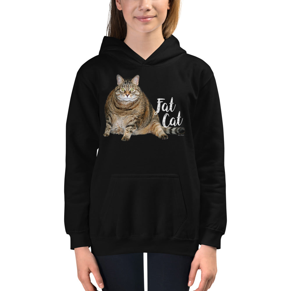 Premium Hoodie - FRONT Print: Fat Cat