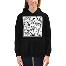 Load image into Gallery viewer, Premium Hoodie - FRONT Print: Petroglyphs
