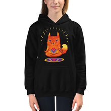 Load image into Gallery viewer, Premium Youth Hoodie - Enlightened Hygge Fox
