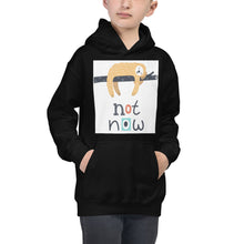 Load image into Gallery viewer, Premium Youth Hoodie - Not Now!
