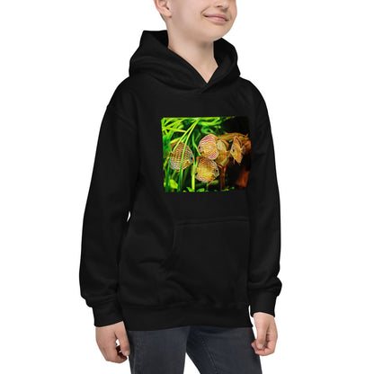 Premium Hoodie - FRONT Print: Amazon Discus